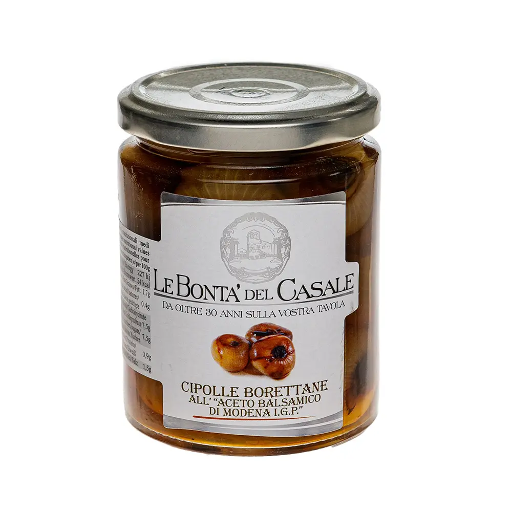 Cipolline Borettane All’Aceto (Italiaanse uien)