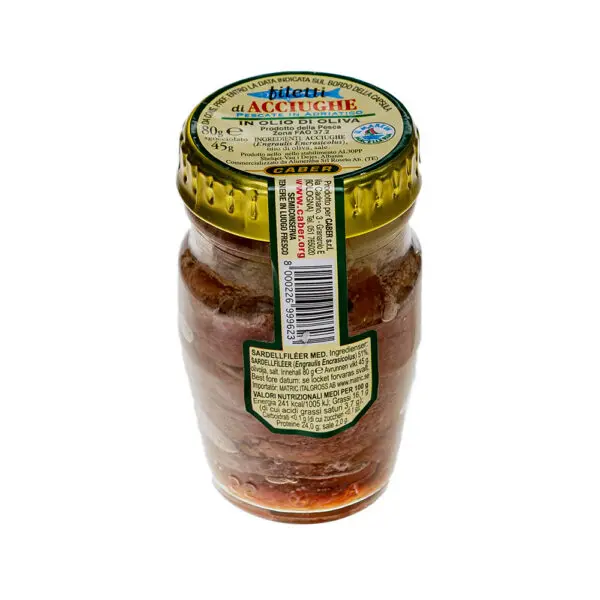 Filetti di Acciughe (Ansjovis)