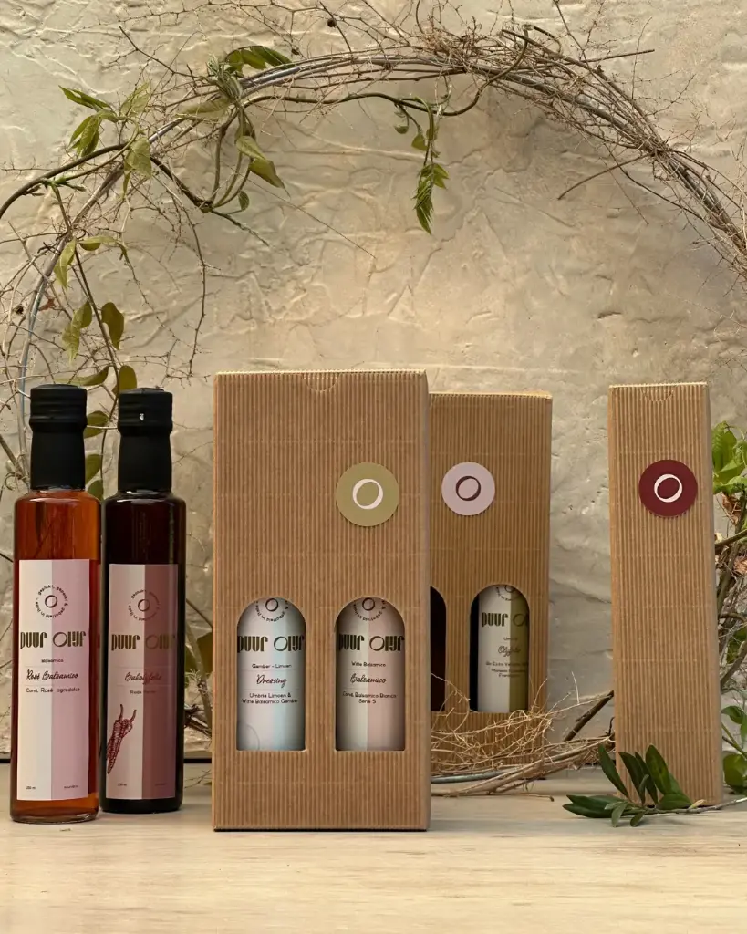 Luxe verpakking voor 1 fles (250 ml) incl. recept