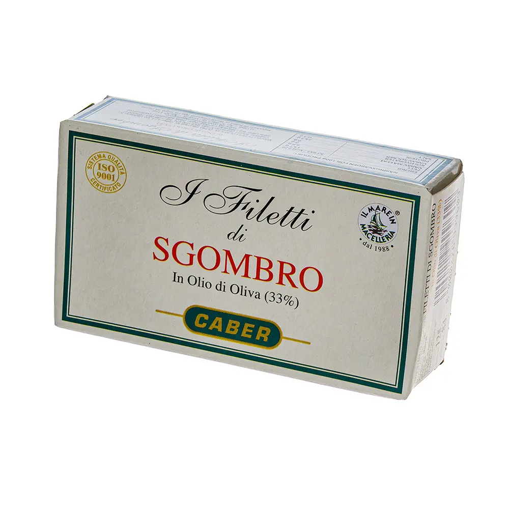 Filetto di Sgombro all’Olio Oliva (makreelfilet in olijfolie)