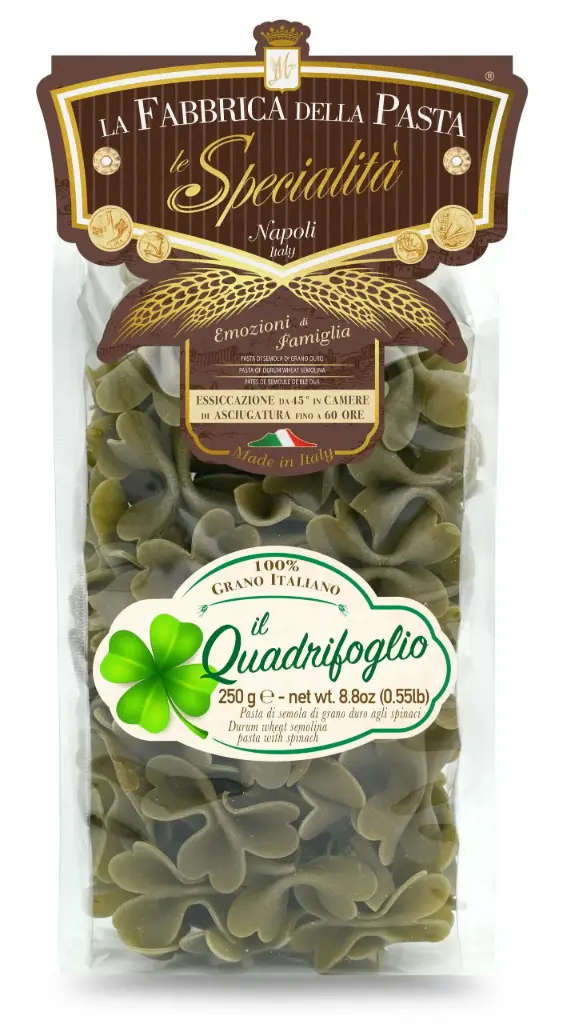 Quadrifoglio Spinaci (pasta klavertje vier)