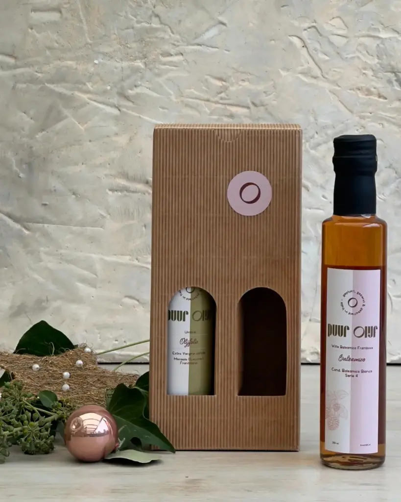 Umbrië Olijfolie en Witte Balsamico Framboos