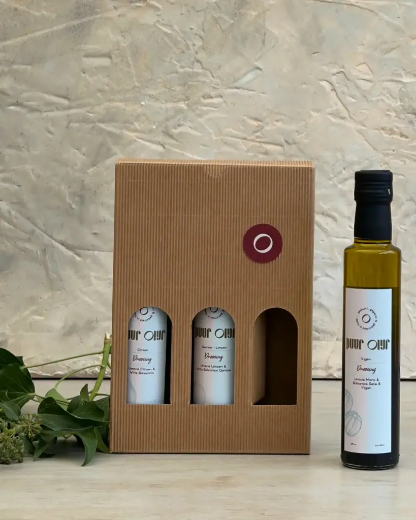 Trio van Dressings: Limoen, Vijgen, Citroen