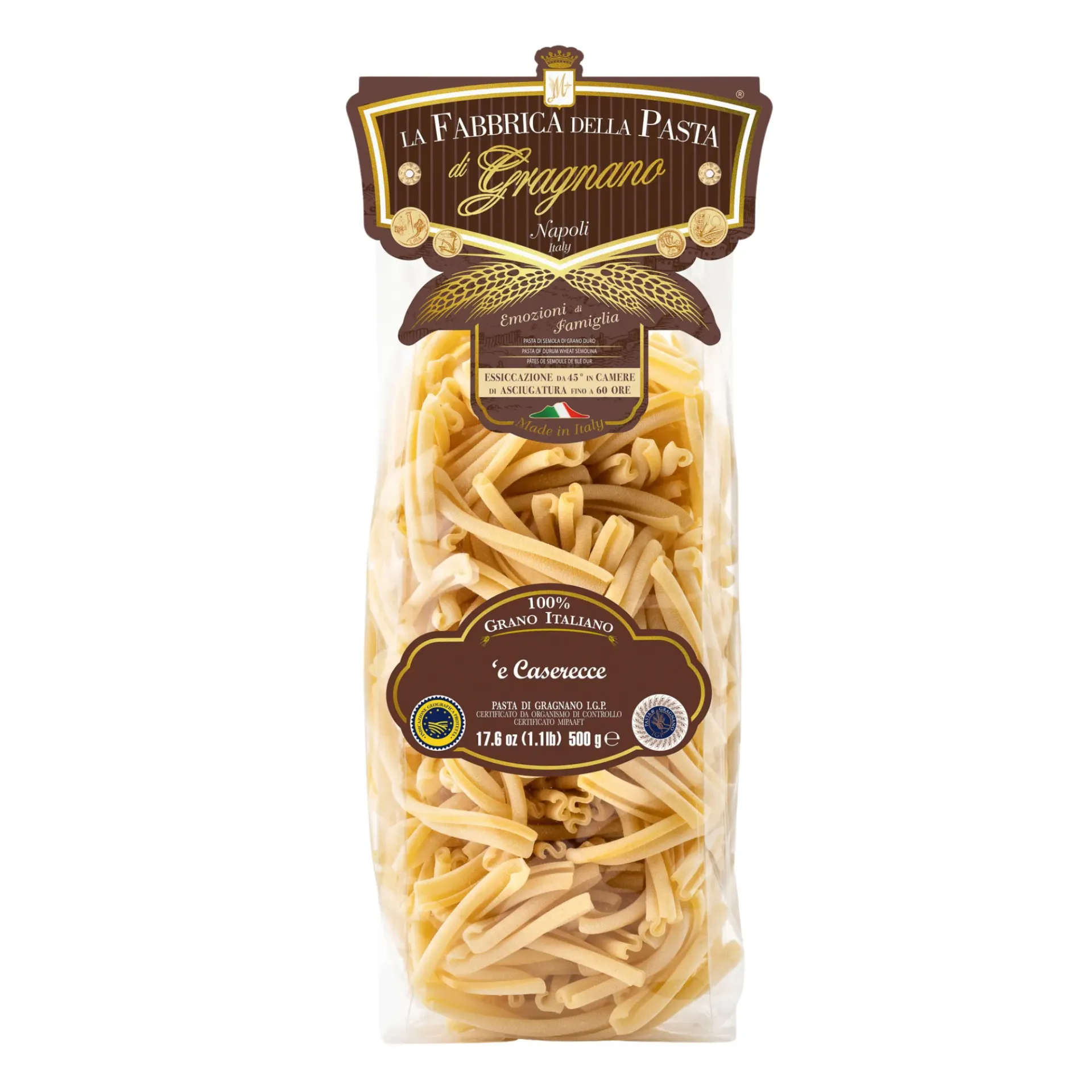 Caserecce Gragnano IGP (pasta)