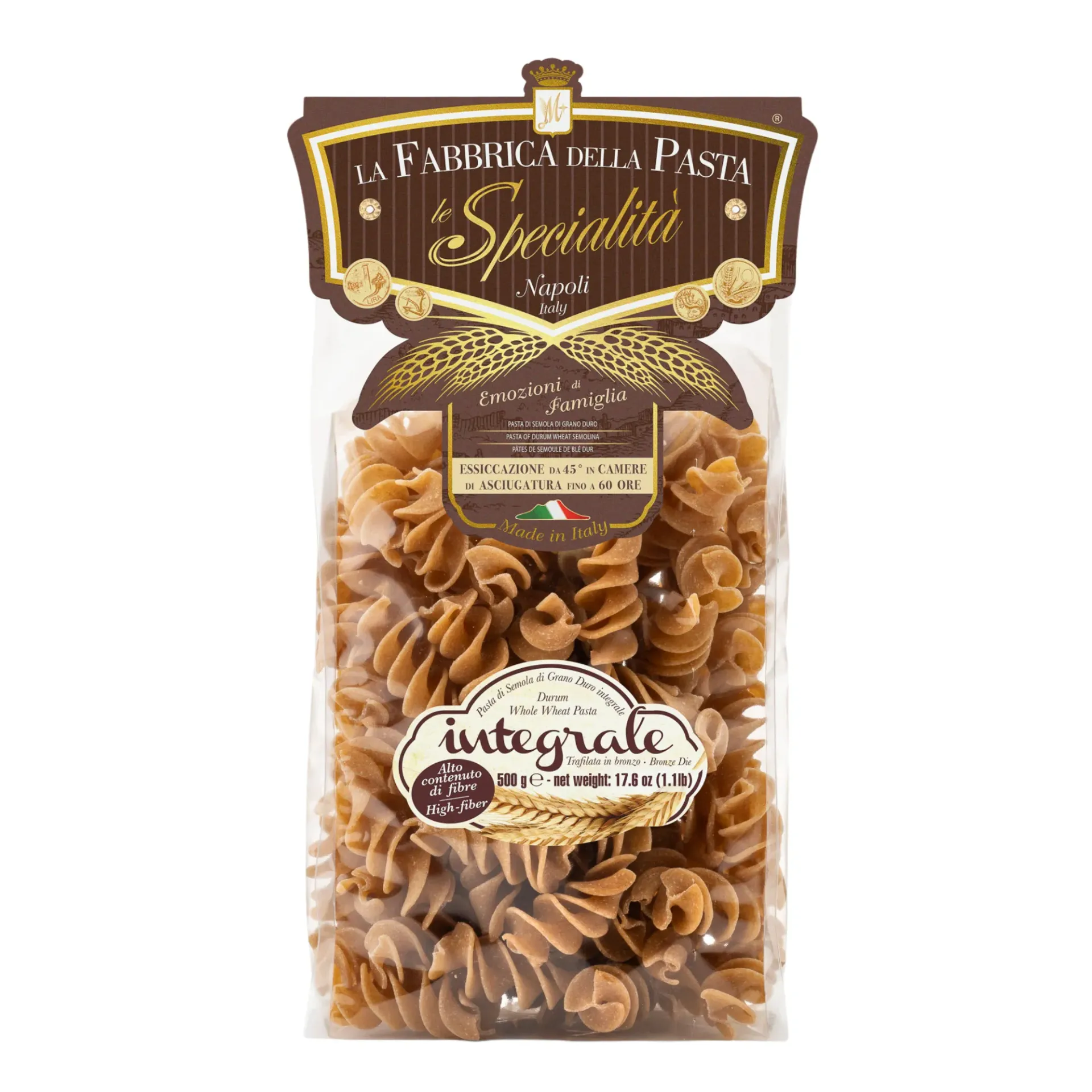 Fusilloni Integrali (pasta van tarwegriesmeel)