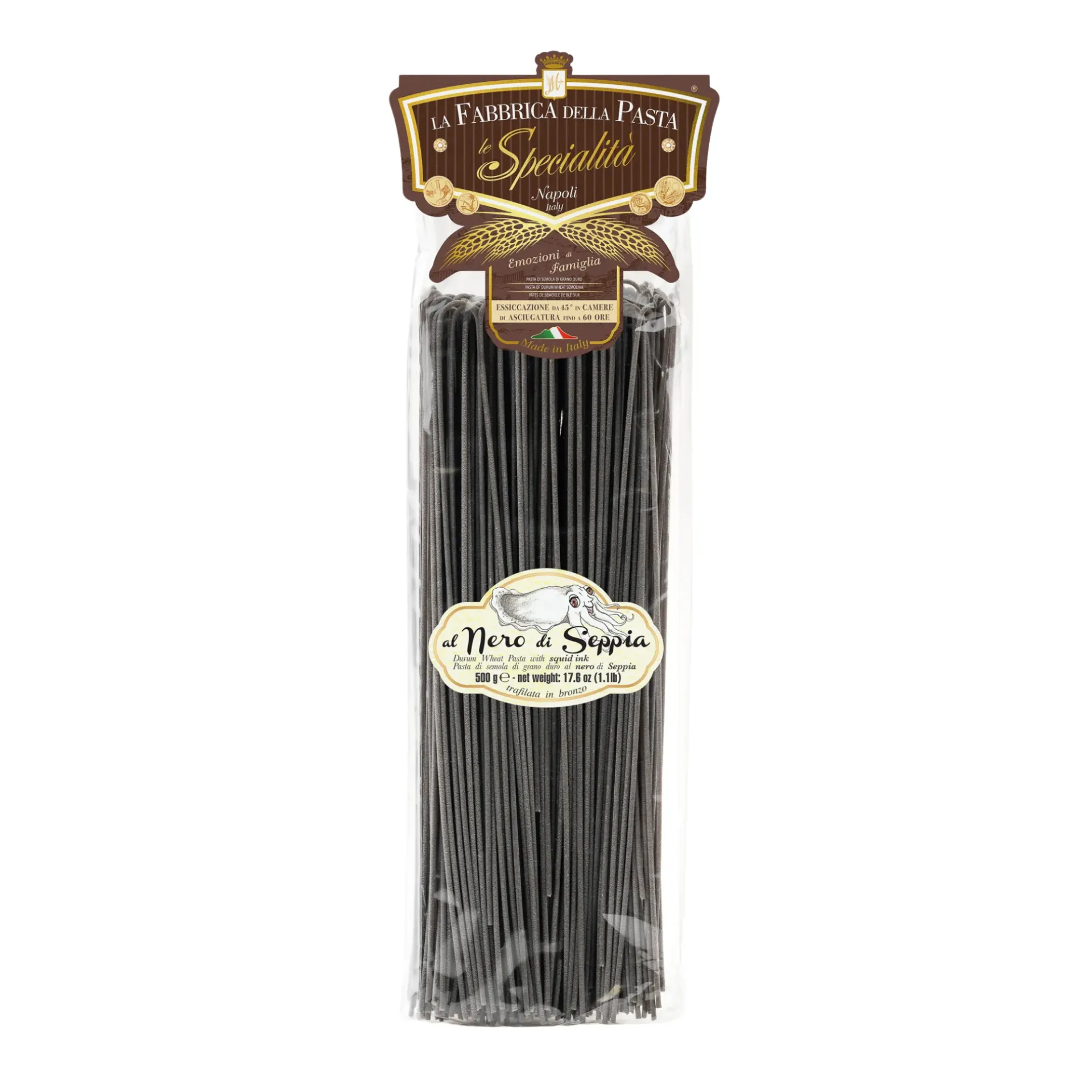 Spaghetti al nero di seppia (zwarte spaghetti)