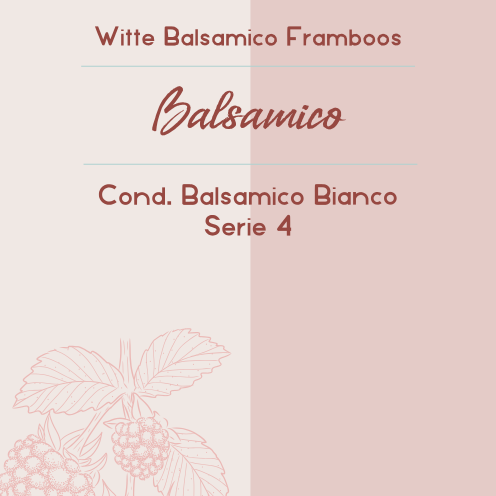 Witte Balsamico Framboos (250 ml)