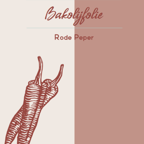 Bakolijfolie Rode Peper