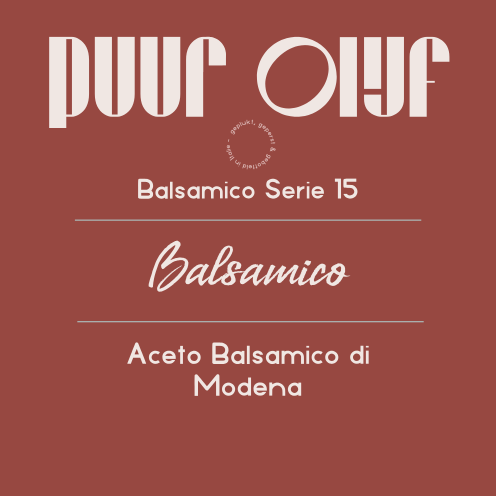 Balsamico Serie 15 Luxe fles 