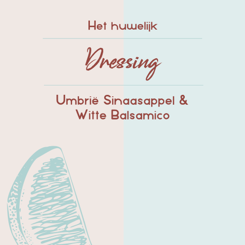 Dressing Sinaasappel "het huwelijk"
