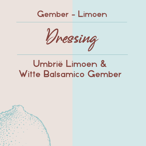 Dressing Gember-Limoen